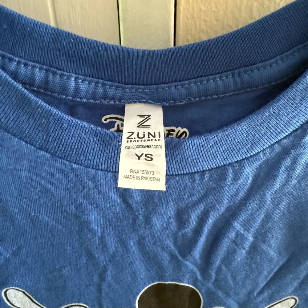 Blue Mickey Mouse Kids‎ T-Shirt Size Youth Small NWOT Short sleeve Tee